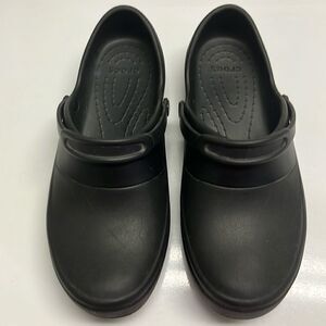 Crocs Black Mercy Slip On Slip Resistant Chef/Medical Work Shoes Women's Size 11